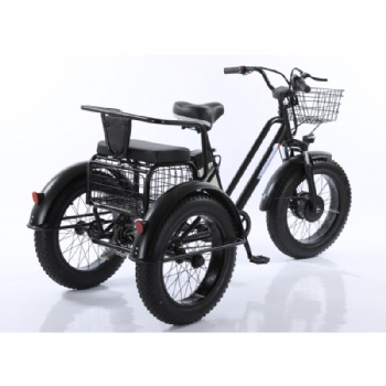 2024 Cheap Most Popular Chinese Best Electric E-Trikes 48V Cargo Adults Fat Tire Big Three Wheel off Road Hunting Bicycle Tricycle for Seniors for Sale (ML-TR03)