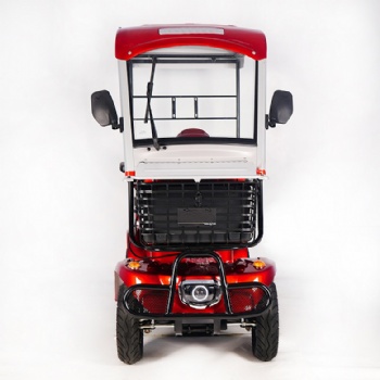 Electric 4 Wheel Two Seater Mobility Scooters Electric E Scooter for Elderly with Roof (ES-046)