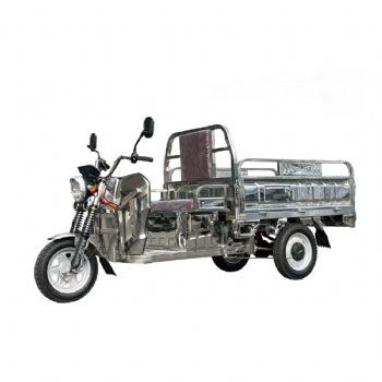 New Arrival Stainless Steel 3 Wheeled Electric Cargo Motorcycle Tricycle with Open Body 350kg Payload Capacity（CT-006)